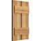 Ekena Millwork Spaced Board-n-Batten Shutters, Rough Sawn Western Red Cedar, 11 1/4W x 19H, PR RBS06S11X019RWR - alternate 5